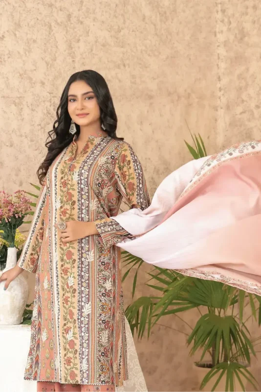 Melek BY Tawakkal Unstitched 3 Piece D-4308