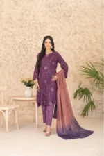 Melek BY Tawakkal Unstitched 3 Piece D-4309
