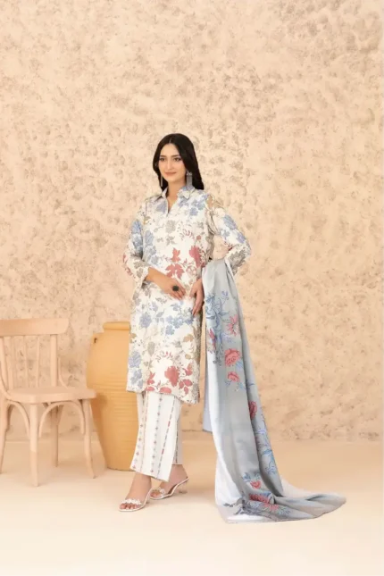 Melek BY Tawakkal Unstitched 3 Piece D-4310