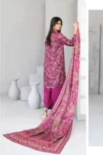 Dilnur By Tawakkal - Twill staple digital Print 3-Piece Unstitch D-4502