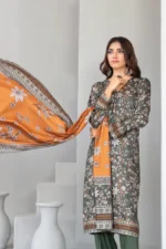 Dilnur By Tawakkal - Twill staple digital Print 3-Piece Unstitch D-4503