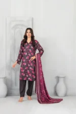 Dilnur By Tawakkal - Twill staple digital Print 3-Piece Unstitch D-4504