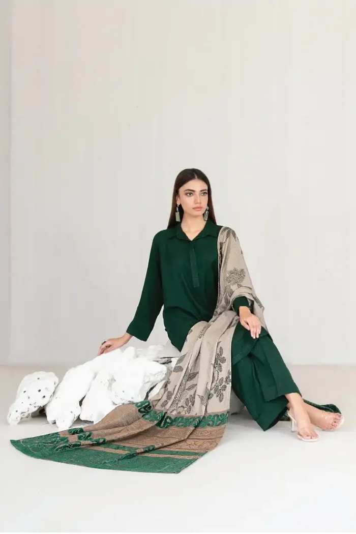 Farhin By Tawakkal Unstitched 3 Piece Collection - Leather Peach Finish D-4593