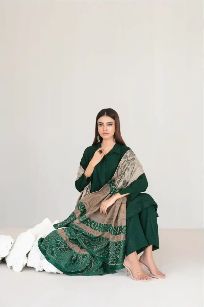 Farhin By Tawakkal Unstitched 3 Piece Collection - Leather Peach Finish D-4593