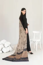 Farhin By Tawakkal Unstitched 3 Piece Collection - Leather Peach Finish D-4595