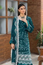 Inaara By Aalaya – Premium Embroidered Viscose 3 Piece Design-1
