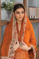 Inaara By Aalaya – Premium Embroidered Viscose 3 Piece Design-2
