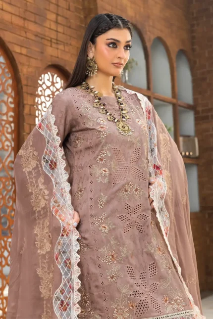 Inaara By Aalaya – Premium Embroidered Viscose 3 Piece Design-3