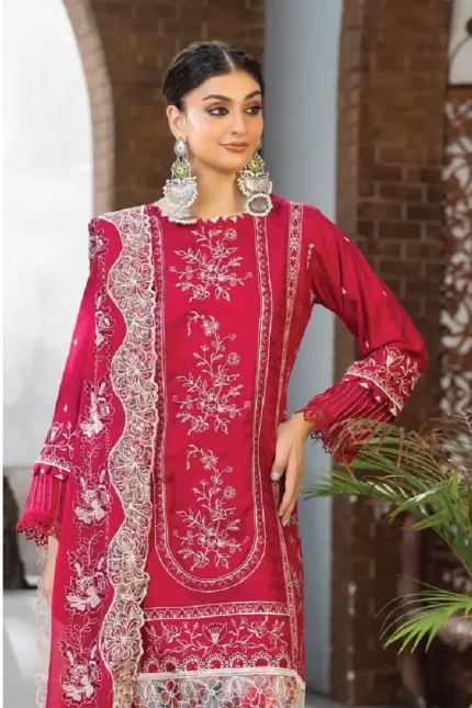 Inaara By Aalaya – Premium Embroidered Viscose 3 Piece Design-5