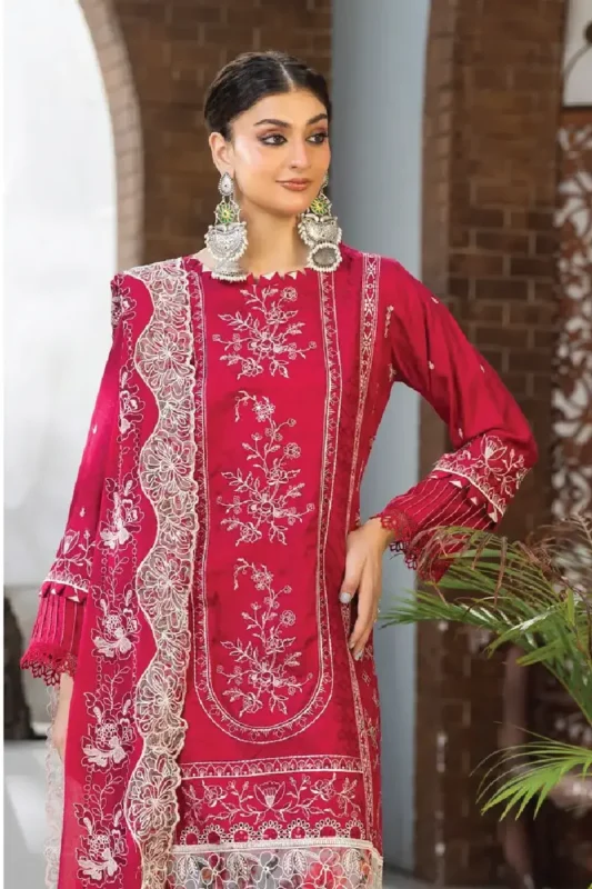 Inaara By Aalaya – Premium Embroidered Viscose 3 Piece Design-5