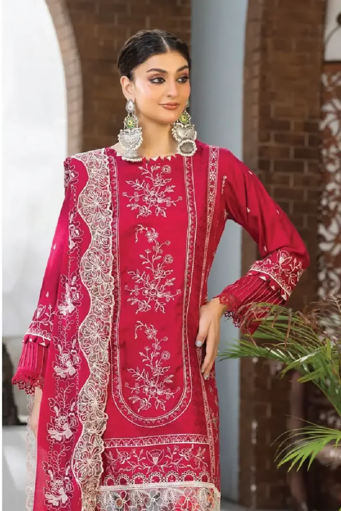 Inaara By Aalaya – Premium Embroidered Viscose 3 Piece Design-5