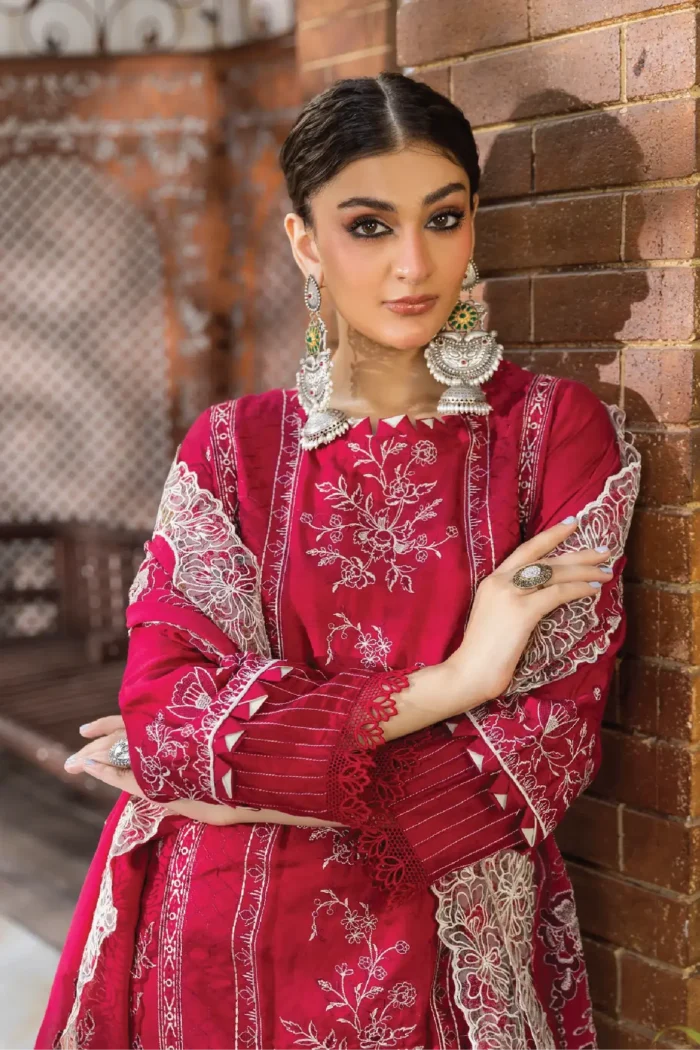 Inaara By Aalaya – Premium Embroidered Viscose 3 Piece Design-5