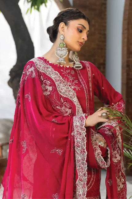 Inaara By Aalaya – Premium Embroidered Viscose 3 Piece Design-5