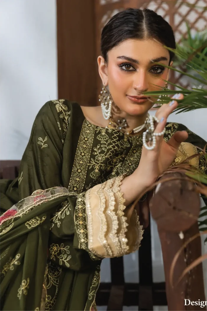 Inaara By Aalaya – Premium Embroidered Viscose 3 Piece Design-7