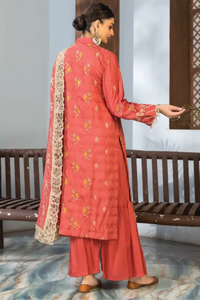 Inaara By Aalaya – Premium Embroidered Viscose 3 Piece Design-8