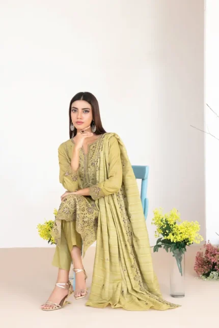 Maresha by Tawakkal - Emboridered Karandi D-4372