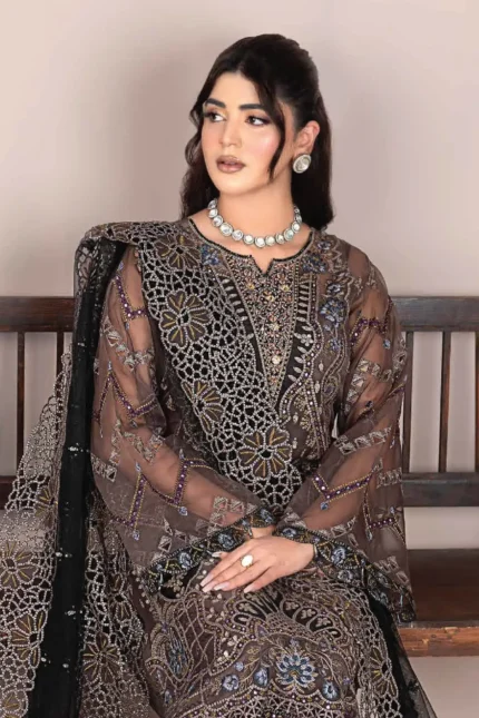 JJ Embellish Luxury 3 Piece - Design-3