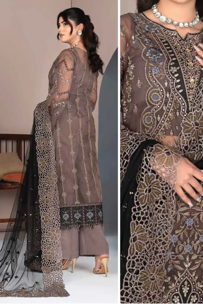 JJ Embellish Luxury 3 Piece - Design-3