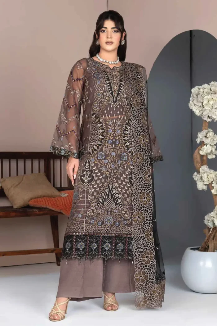 JJ Embellish Luxury 3 Piece - Design-3