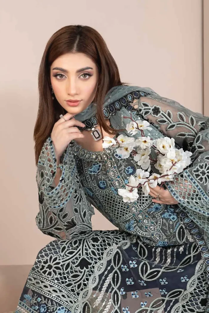 JJ Embellish Luxury 3 Piece - Design-6