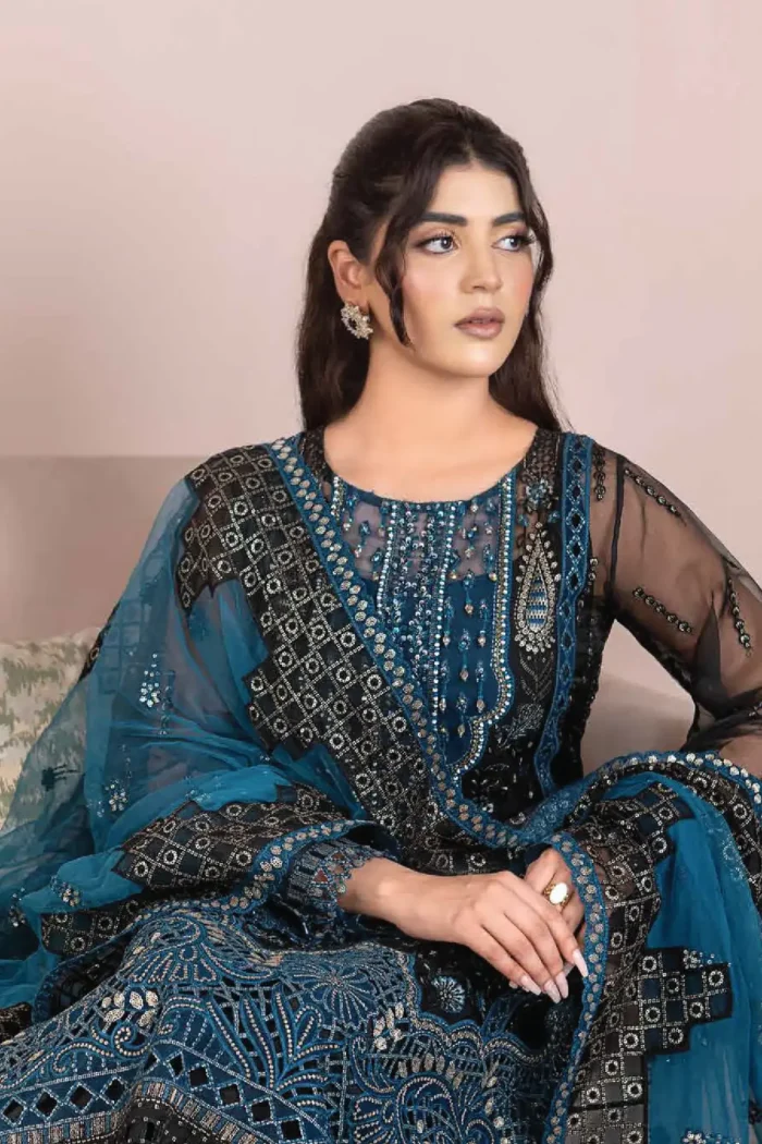 JJ Embellish Luxury 3 Piece - Design-8