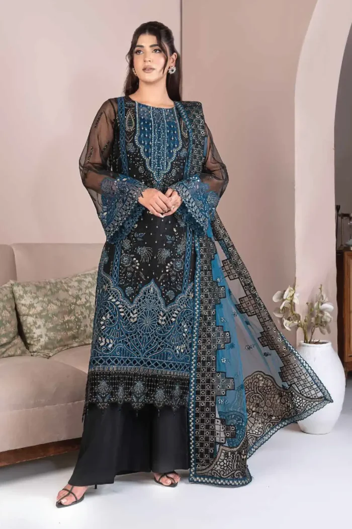JJ Embellish Luxury 3 Piece - Design-8