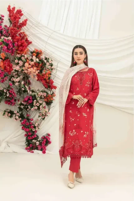Ziya By Tawakkal Embroidered Viscose Jacquard Semi Stitched D#5256