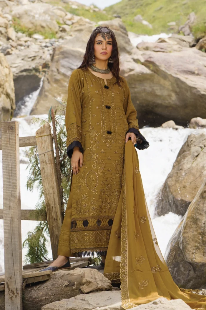 Rukhsaar by Aalaya - Premium Embroidered Fancy Tarkashi Viscose Design#1